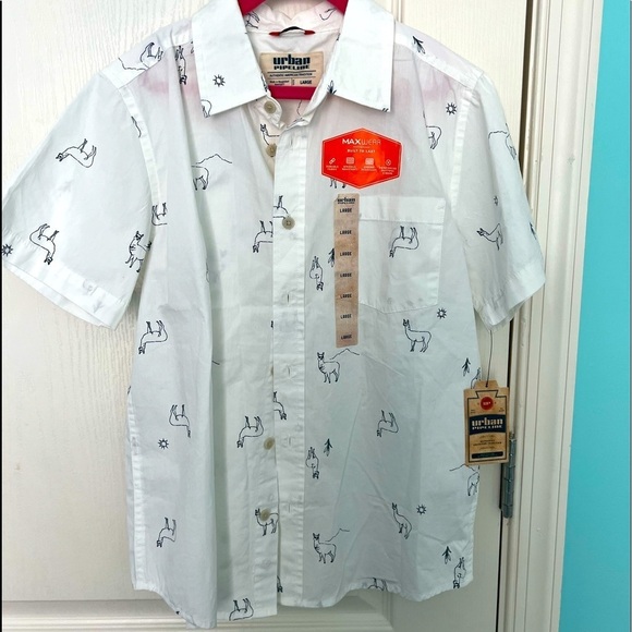 Poplin shirt, size Large by Urban Pipeline, New With Tags - Picture 2 of 9